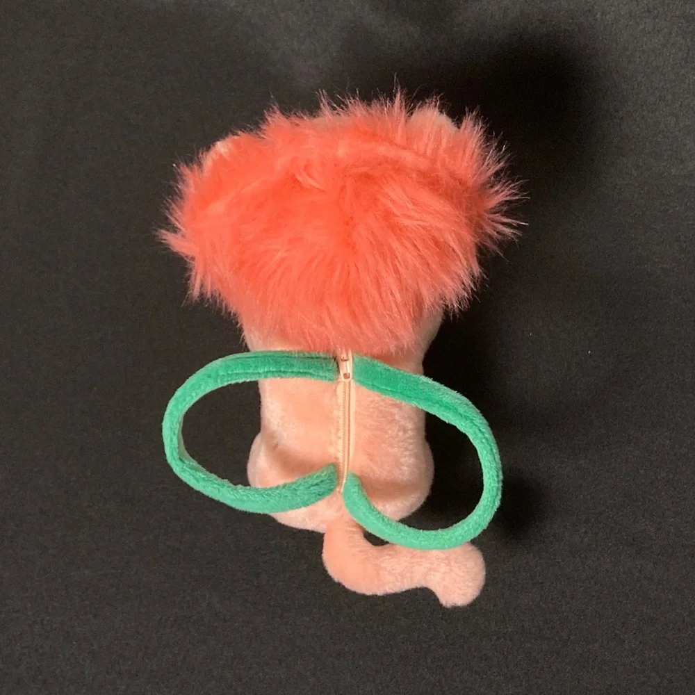 2016 Gymboree Mini Sunny Safari Pink Lion Plush Purse Hand Bag